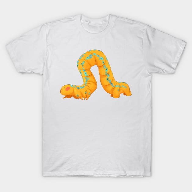 Blue tiger moth caterpillar T-Shirt by PaulaBS